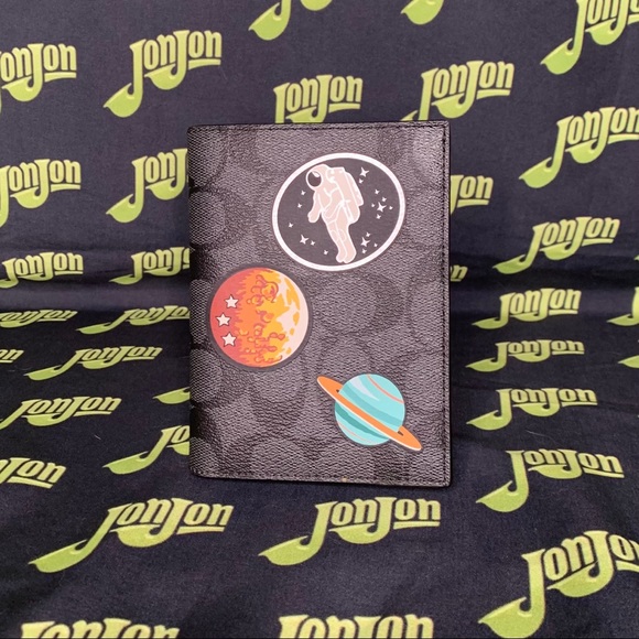 Coach Other - Rare Coach x NASA Passport Case, Signature Canvas